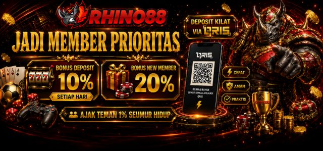 Bonus Priortas Member Rhino88